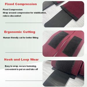 Soporte de Muñeca Deportivo para Hombre y Mujer, de Goma Natural, Transpirable, Resistente al Viento, Protector para Levantamiento de Pesas, Venda Deportiva - Product Image 2