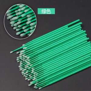 Micro-applicateur compostable avec manche en paille de blé et poils en nylon, brosse jetable pour extensions de cils, outil de beauté - Product Image 6