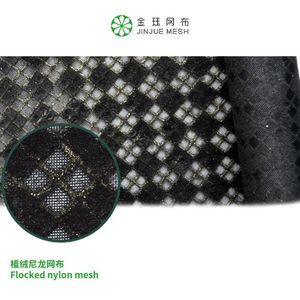 100% Polyester vải lưới công nghệ Nylon cát lưới với kiểm tra đổ xô thời trang vật liệu giày cho thiết kế giày - Product Image 4