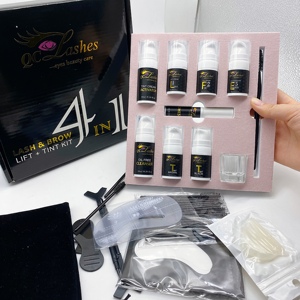 Logotipo personalizado <span class=keywords><strong>Henna</strong></span> Perm Tint Kit de etiqueta privada 4 en 1 Lash & Brow Lifting Solution Loción Lash Perm Lift Brow Lamination Kit - Product Image 1