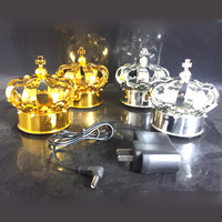 Lampe LED portable de luxe réutilisable pour bouteille, bouchon couronne, lampe décorative RGB pour boisson, accessoires de bar et de boisson alcoolisée