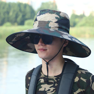 Chapeau de pêcheur camouflage LIER à large bord, respirant, protection UV, chapeau de soleil d'extérieur pour hommes et femmes, pêche, randonnée - Product Image 5