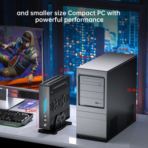 มินิพีซีเกมมิ่งการ์ดจอแยก <span class=keywords><strong>Intel</strong></span> Core I7 12700F I9 12900F RTX 3050 6G 2*DDR5 NVME SSD WIFI6E BT5.3 รับประกัน 3 ปี - Product Image 3