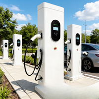 Nuevo Poste de Carga para Vehículos Eléctricos Jinghu para Exteriores, 7-22kW, Tipo 2, Montaje en Poste, OCPP 1.6J/2.0, IP54, Resistente a la Intemperie, TA-AC-ALD3-P