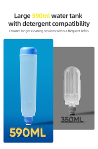 Bộ dụng cụ lau nhà đa năng 3 trong 1 Manual Magic, dùng trong nhà, cán cao, kèm bộ phận thay thế, lau, quét, xịt vệ sinh sàn nhà - Product Image 2