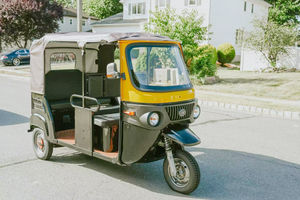 Tricycle Listrik 3 Roda Berkualitas Tinggi Custom 2025 <span class=keywords><strong>Tuk</strong></span> <span class=keywords><strong>Tuk</strong></span> untuk Dewasa Berbahan Baja - Product Image 6