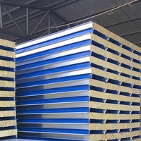 Vente directe d'usine, tôles de toiture métalliques modernes pour l'extérieur, panneaux sandwich insonorisants pour l'utilisation en entrepôt