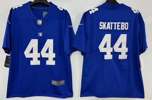 男子アメリカンフットボールジャージーニューヨーク #1マリクネイバース #51アブドゥルカーター #6ジャクソンダート半袖ステッチジャージー - Product Image 6