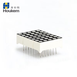 Chất lượng cao 5x7 Dot Matrix <span class=keywords><strong>LED</strong></span> hiển thị 2.54 mét chung anode/phổ biến cathode Houkem-10057-A/bởi - Product Image 2
