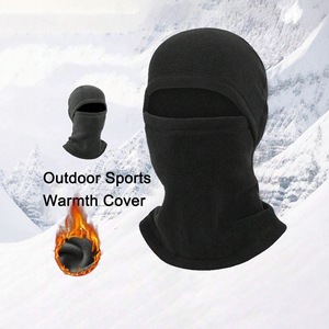 Masque de ski Balaclava doublé de polaire, couvre-visage chaud, protection du cou, sports de plein air, unisexe, adulte, ajustement réglable - Product Image 4