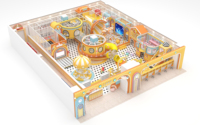Grand équipement de parc de jeux intérieur pour enfants, installations de glissoire pour parc d'attractions parent-enfant dans l'atrium du centre commercial