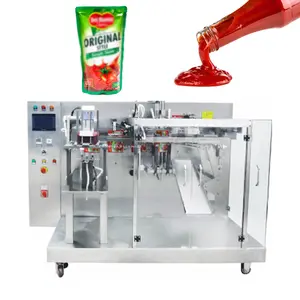 100ml-500ml Manufacture Small Scale Industrie Filling Machine For Pouch Sealing Beverage Honey Equipment Ketchup Packing Machine