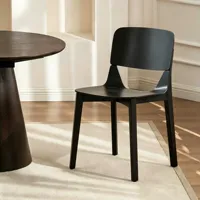 Table et chaises de salle à manger en bois massif nordique, chaise en bois simple avec dossier, chaises de bureau pour usage domestique, chaises pour salon de thé