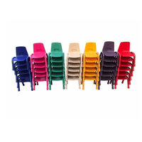 Chaises et tables scolaires en plastique confortables et écologiques en gros
