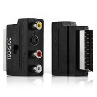 Adaptateur SCART S-Video TechSide TI224 pour convertisseur VHS et captureur vidéo, prix d'usine, fabriqué en Chine