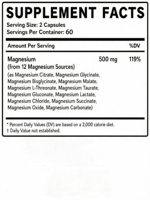 Complément Alimentaire en Capsules de Magnésium Complexe 12-en-1 OEM pour la Mémoire et le Soutien du Sommeil