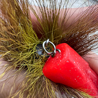 Leurre artificiel souple en caoutchouc et plastique en forme de souris pour la pêche au fond de la carpe cruciane et des poissons d'eau salée