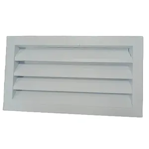 Air conditioning aluminum exhaust air louvers HVAC system ventilation grilles waterproof air louvers vents