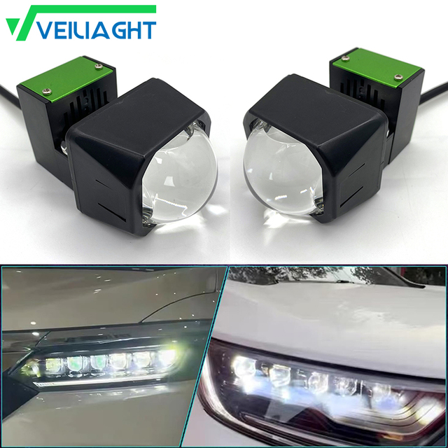 Wholesale 1.6'' Matrix LED Projector Head Light Lens 48W 1.6 Inch Modify Head Lamp Module for Car Motorcycle Front Lighting