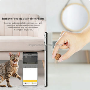 高品质专业智能宠物喂食器，带 Wifi 摄像头，新款 6L 自动宠物喂食器，适用于猫狗，塑料碗 - Product Image 5