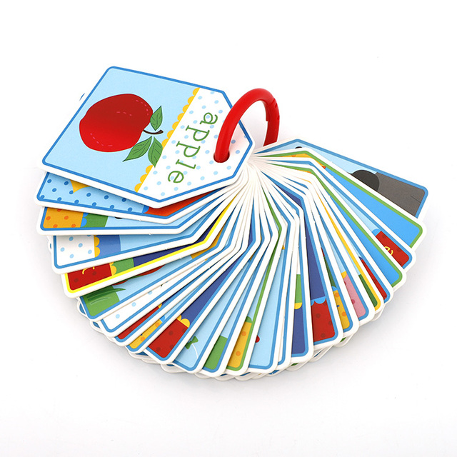 Abc Flash Cards-2x3inch CMYK 4 Color Offset Printing Customized Design & Logo