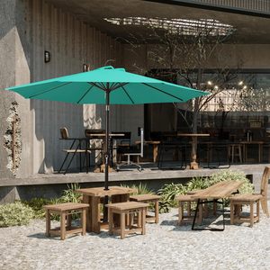 Baldacchino ombrello all'ingrosso della fabbrica di 250G/oburgo poliestere resistente ampia Base trasversale 10ft palo centrale <span class=keywords><strong>giardino</strong></span> ombrellone a baldacchino - Product Image 6