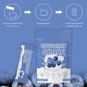 Polvo para Batido de Leche con Sabor a Arándanos, Personalizado y Dietético, Reemplazo de Comida, Proteína, Quemagrasas, en Bolsa, para Adultos - Product Image 6