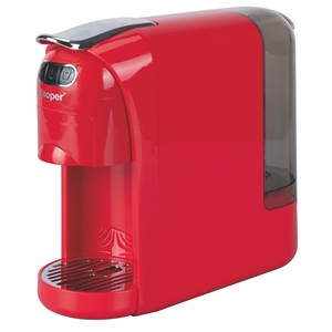Macchina da Caffè 3-in-1 1400W Rossa - Product Image 1
