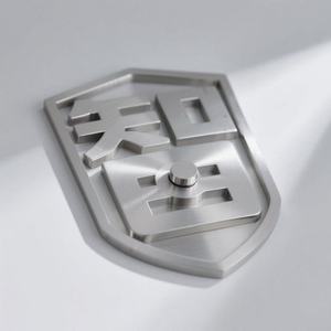 Placa de Dirección Personalizada de Alta Gama, de Acero Inoxidable/Aluminio, Portátil, Resistente a la Corrosión, Etiqueta Metálica para Vino - Product Image 2