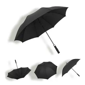 Ombrello da Golf stampato personalizzato rinforzato antivento con manico lungo con Logo per ombrello promozionale