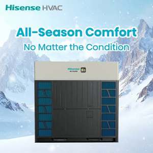 Hisense 33 tấn 106kw HVAC trung tâm AC hệ thống đơn vị 363300btu điều hòa không khí với <span class=keywords><strong>DC</strong></span> động cơ quạt cho Chính Phủ dự án - Product Image 5