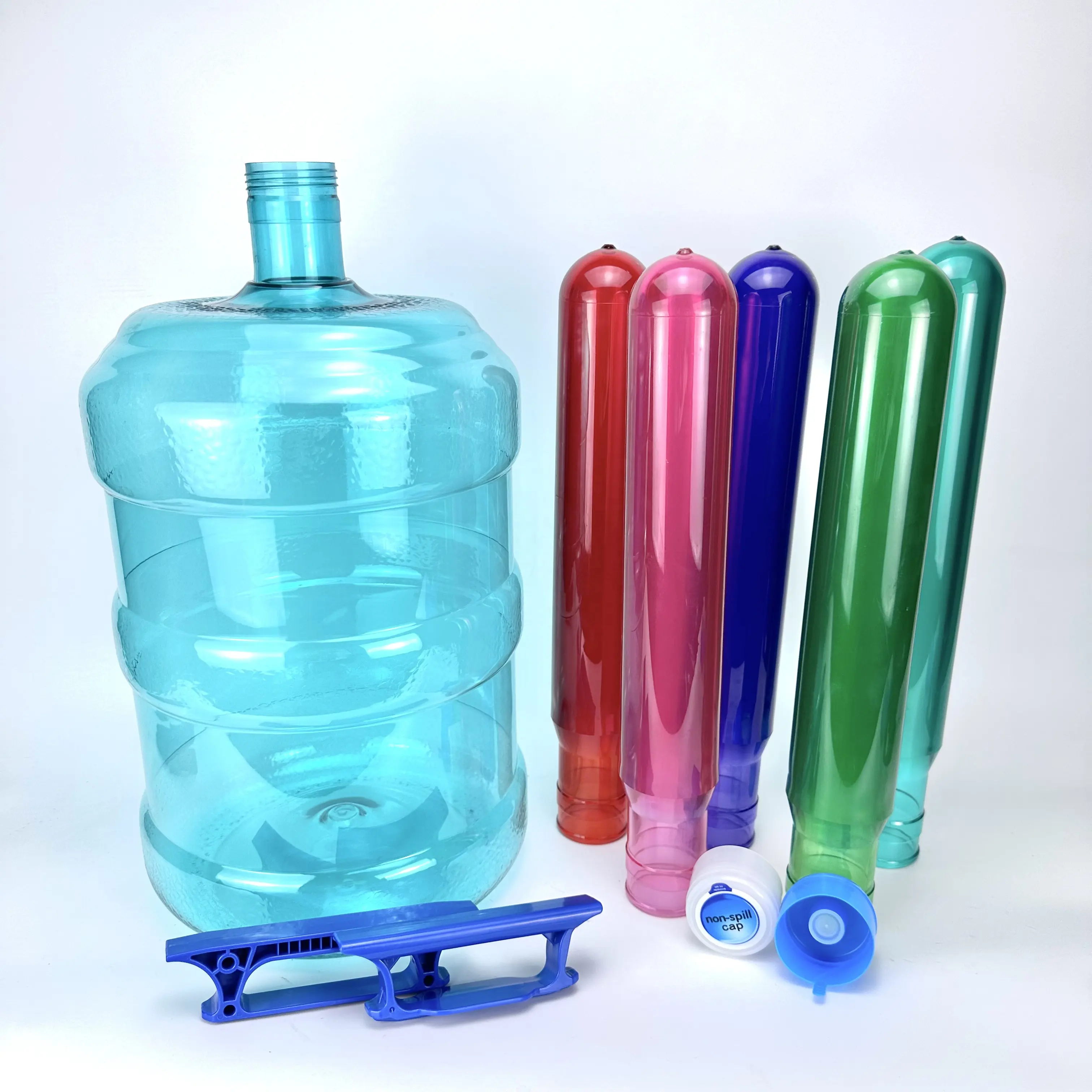 Pré-forma plástica PET garrafa de água 700G 730G 750G 55mm pescoço 19 litros 20 litros 19L 20L 5 galões 5 galões