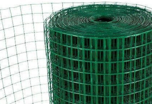 High Quality Black Steel PVC Coated Welded <b>Wire</b> <b>Mesh</b> 30x30mm Square 25m Roll for Fence with Cutting Crimped Bending Processing - Product Image 2