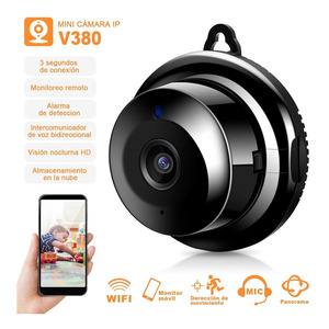 กล้องวงจรปิดขนาดเล็ก V380 1080P มองเห็นในเวลากลางคืน ควบคุมผ่านมือถือ - Product Image 2
