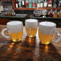 Kreatives Design Bier förmige Gel wachs kerze Neues Design für einzigartiges Geschenk Hergestellt von Professional Company
