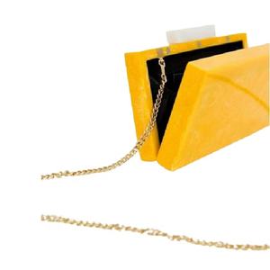 2020 pochette en résine aspect marbre de luxe/sac à main Style de vente chaude - Product Image 5