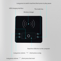 Chargeur sans fil bluetooth pour maison connectée, accessoires audio, table de conférence, chargement sans fil, caché, bluetooth, 10 pièces