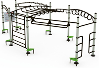 Équipement de fitness extérieur agréable pour les enfants, résistant, durable et écologique, idéal pour les exercices et les divertissements en parc