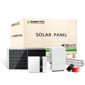 Complete Kit 10000W Home Solar Systems Home 8000W 10KW Hybrid Solar Power System 8KW 10 KW Price