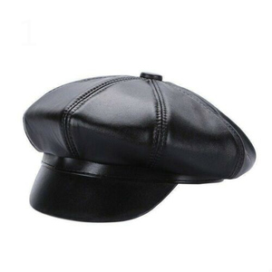 Vente en gros Mode Luxe Stock Français <span class=keywords><strong>Berret</strong></span> Chapeaux Béret en cuir pour femmes - Product Image 3