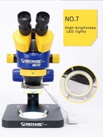 MECHANIC Trinocular Stereo Microscope Industrial Grade MC75T-B1 Large Wide Angle Camera for Phone Repair Microscope