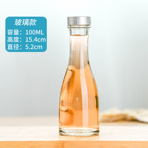 Bouteilles <span class=keywords><strong>de</strong></span> boisson en verre transparent givré <span class=keywords><strong>de</strong></span> 100 ml, 250 ml, 375 ml, 500 ml avec bouchon en liège pour l'emballage du vin <span class=keywords><strong>de</strong></span> prune - Product Image 5