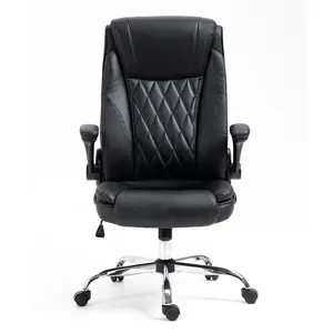 Großhandel benutzer definierte ergonomische verstellbare PU Leder schwarz Computer Executive Stuhl Schreibtisch Bürostuhl Peru billige Boos Bürostuhl