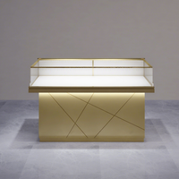Vitrine à bijoux en bois moderne avec éclairage LED, étanche, écologique, YIZHAN, robuste, service personnalisé ODM/OEM