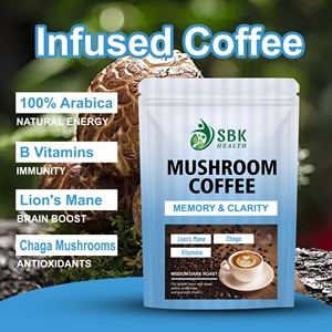 Custom Label ODM Mushroom Coffee Powder Dietary <b>Supplement</b> Support Wellness Vitaliy and Promote Mental Clarity Function - Product Image 6