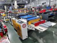LDPE HDPE Automatische Kuriertaschen-Herstellungsmaschine Vorgeöffnete Umschläge für DHL UPS Versandtaschen