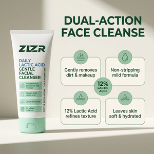 Espuma Limpiadora Facial con Ácido Láctico 12% AHA, Exfoliante, Limpieza Profunda, Suave, para Piel Opaca, Áspera, Irregular, Propensa al Acné, para Todo Tipo de Piel - Product Image 2