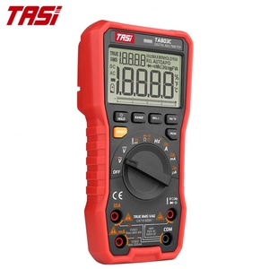 Multimètre numérique TASI TA801C, 9999 affichages, gamme automatique, testeur AC/DC avec écran LCD rétroéclairé et lampe torche - Product Image 1