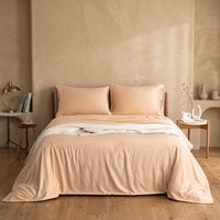 Ensemble de literie en bambou biologique 300TC, housse de couette
