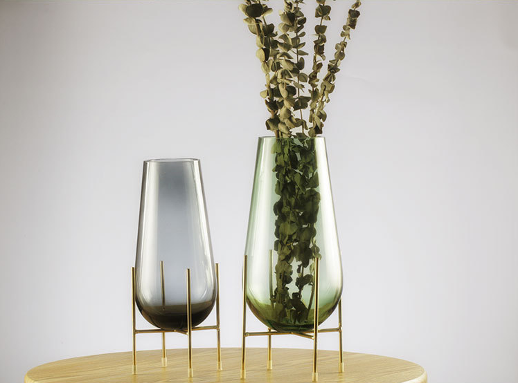 Dinosaur Egg Shape Glass & Crystal Vases Glass Vases Modern Glass Flower Vase